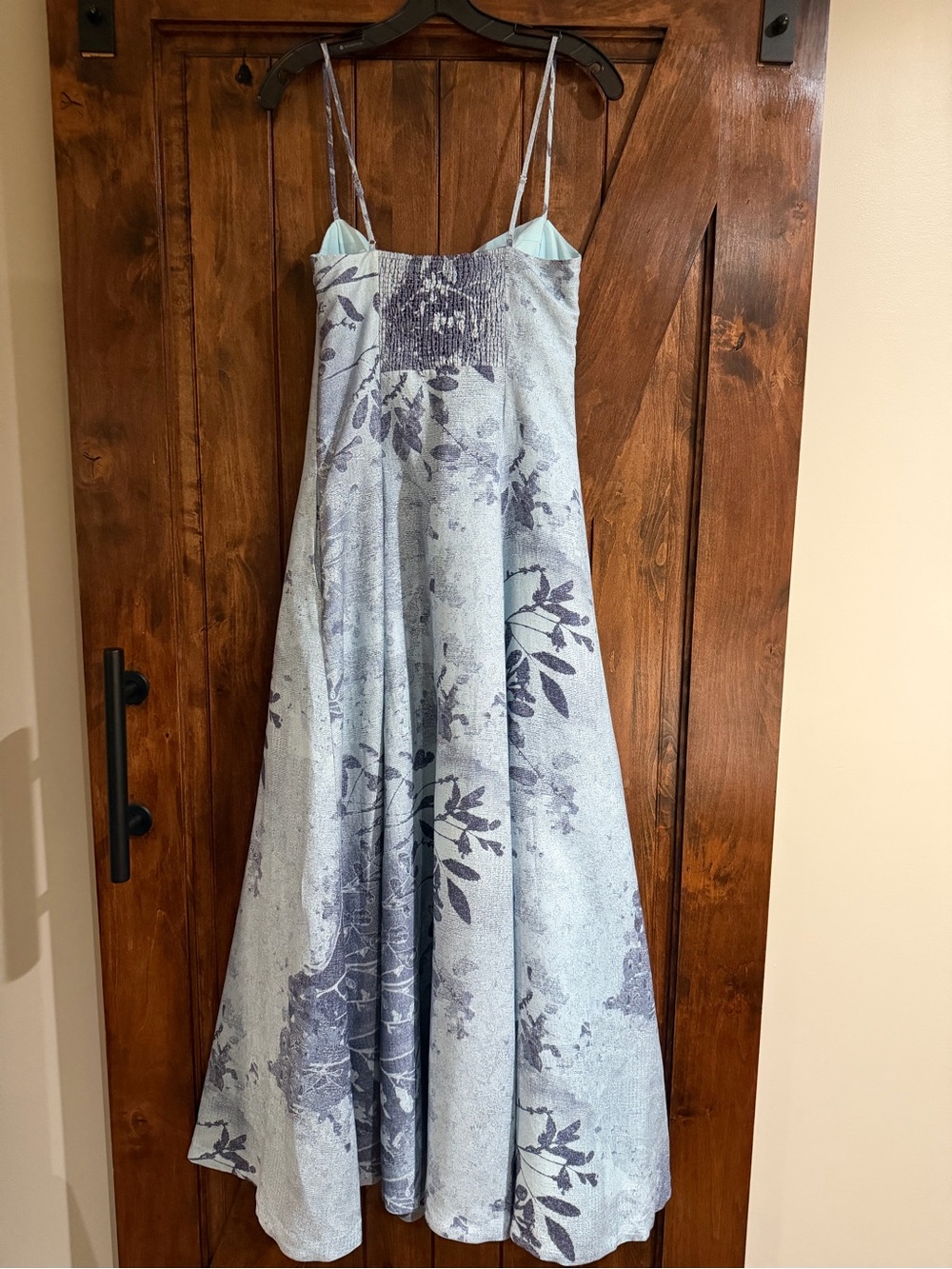 SIMKHAI Rudie Bustier Maxi Dress in Sky Floral - Picture 6 of 8